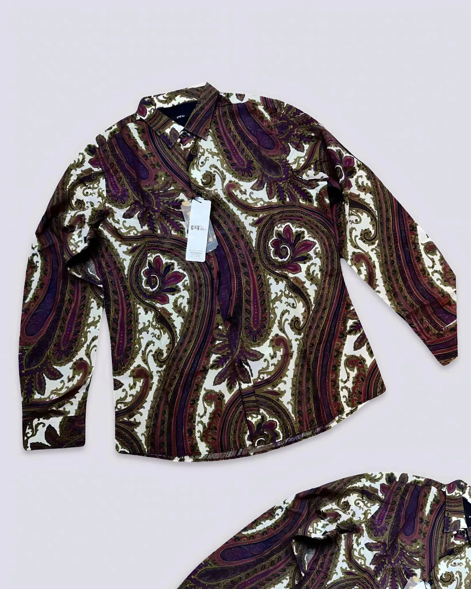 ÁO SOMI HOẠ TIẾT HOA VĂN G.X.G - CHÍNH HÃNG