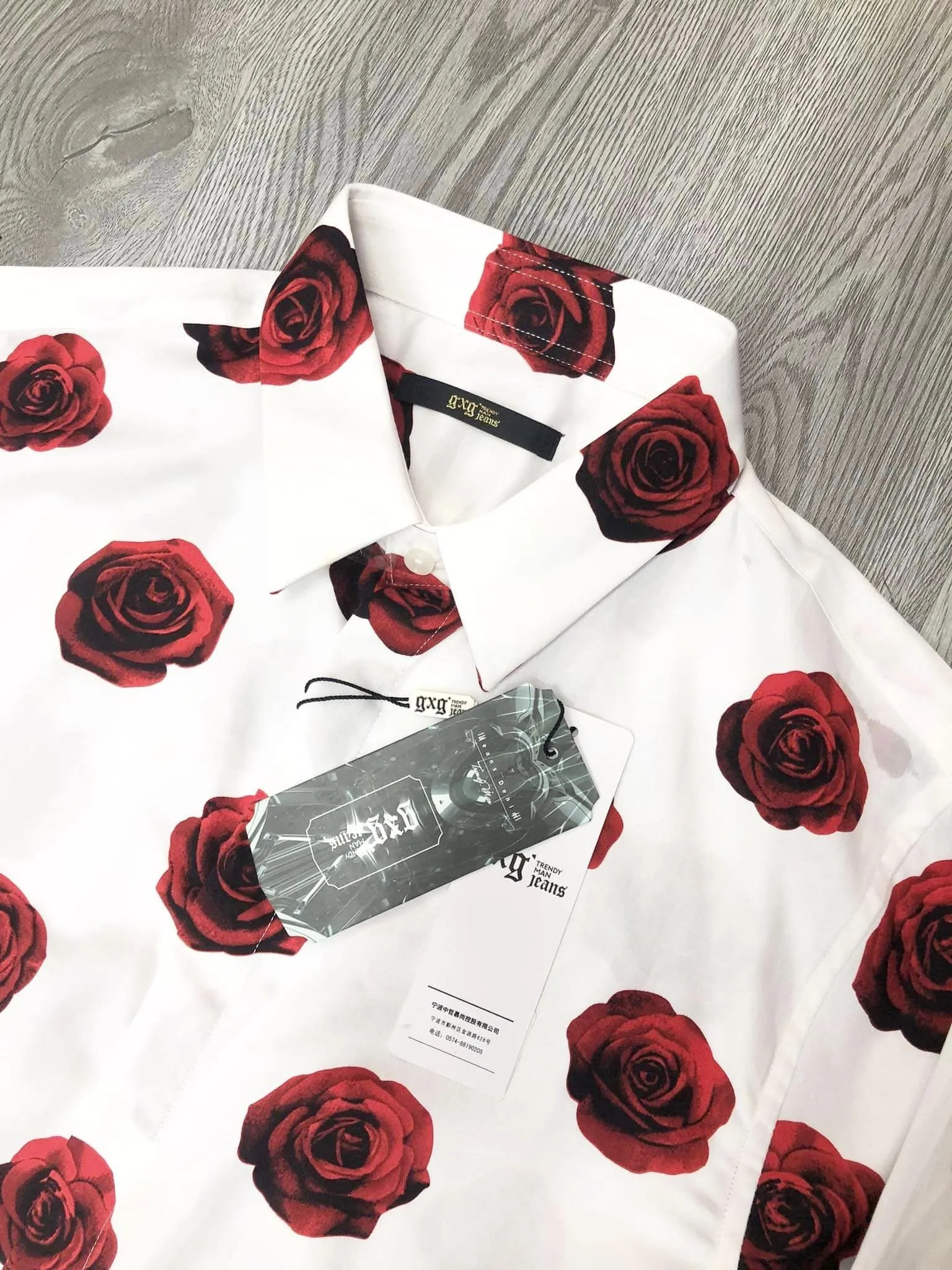 ÁO SOMI HOA HỒNG G.X.G - CHÍNH HÃNG