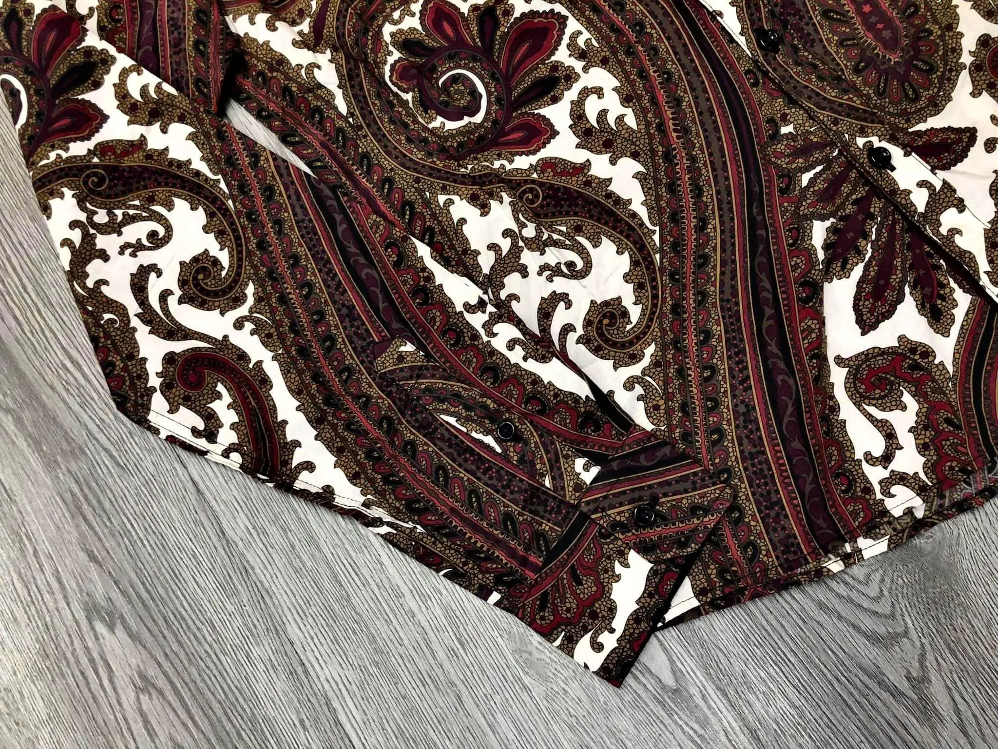 ÁO SOMI HOẠ TIẾT HOA VĂN G.X.G - CHÍNH HÃNG