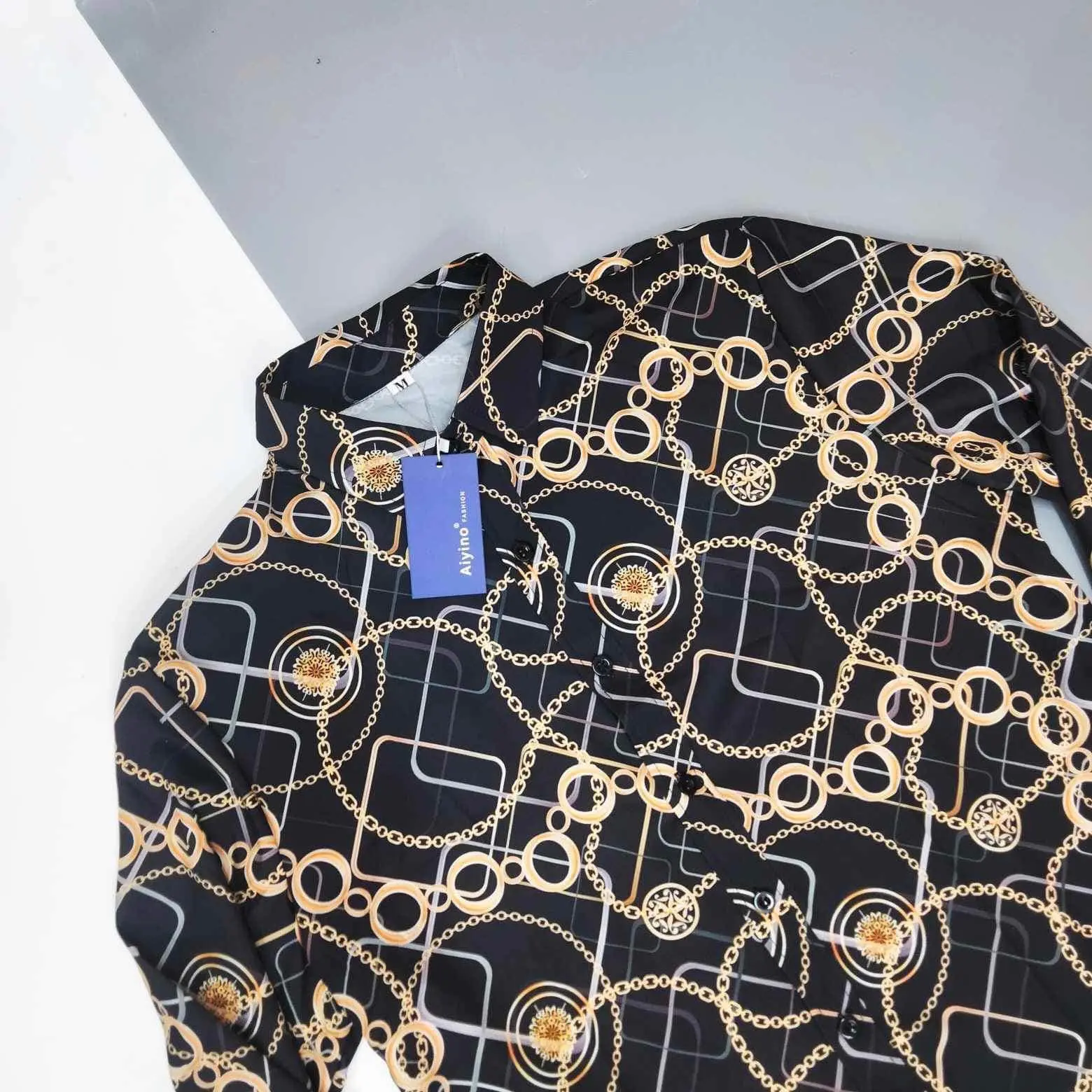 ÁO SOMI HOẠ TIẾT MÓC XÍCH