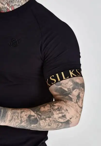 ÁO THỂ THAO SIKSILK TAY VIỀN CHỮ - CHÍNH HÃNG