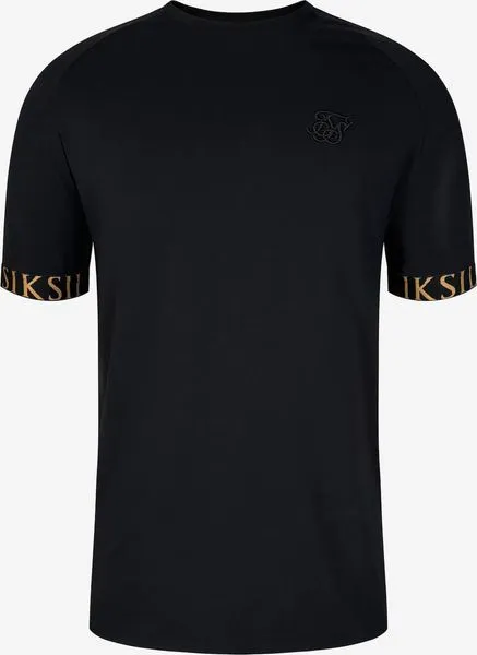 ÁO THỂ THAO SIKSILK TAY VIỀN CHỮ - CHÍNH HÃNG