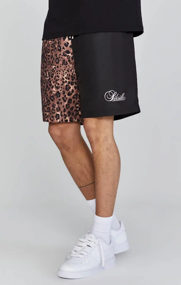 BỘ THUN HÈ SIKSILK PHỐI ĐEN BÁO - CHÍNH HÃNG