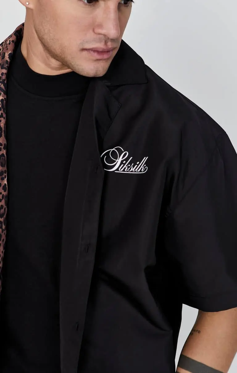 BỘ THUN HÈ SIKSILK PHỐI ĐEN BÁO - CHÍNH HÃNG