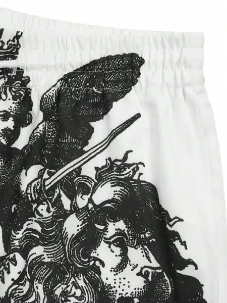 BỘ HÈ NAM TRẮNG HOẠ TIẾT SHEIN - CHÍNH HÃNG