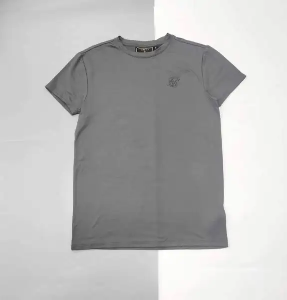 ÁO THUN THỂ THAO SIKSILK GHI XÁM - CHÍNH HÃNG