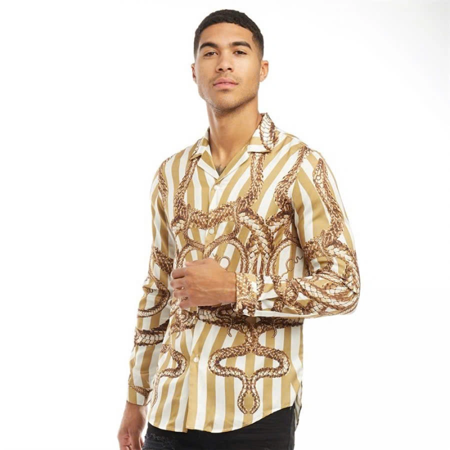 ÁO SOMI HEMANO RẮN VÀNG - CHÍNH HÃNG