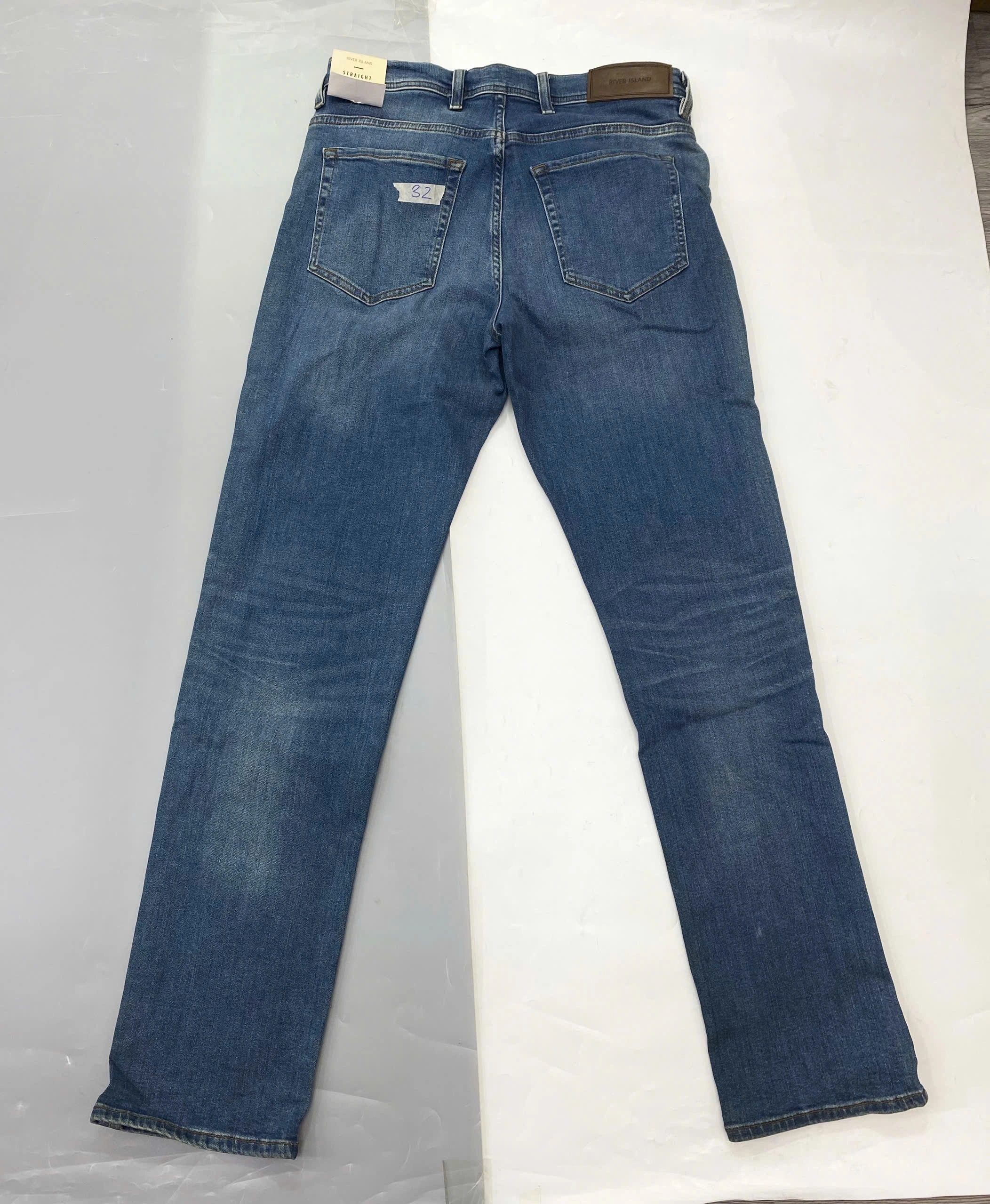QUẦN JEANS XANH ĐẬM RIVER ISLAND - CHÍNH HÃNG