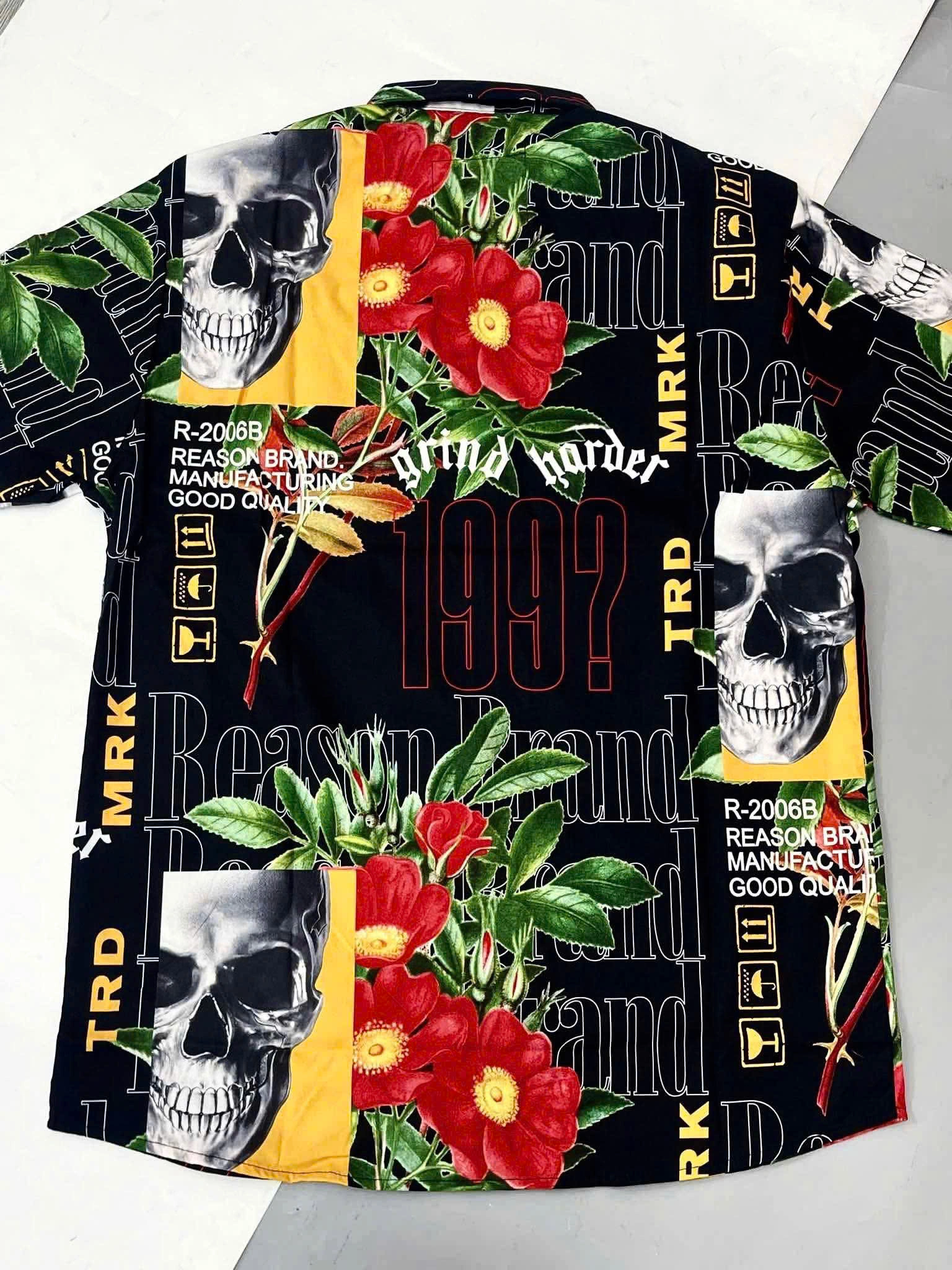 ÁO SƠ MI HOẠ TIẾT REASON - CHÍNH HÃNG