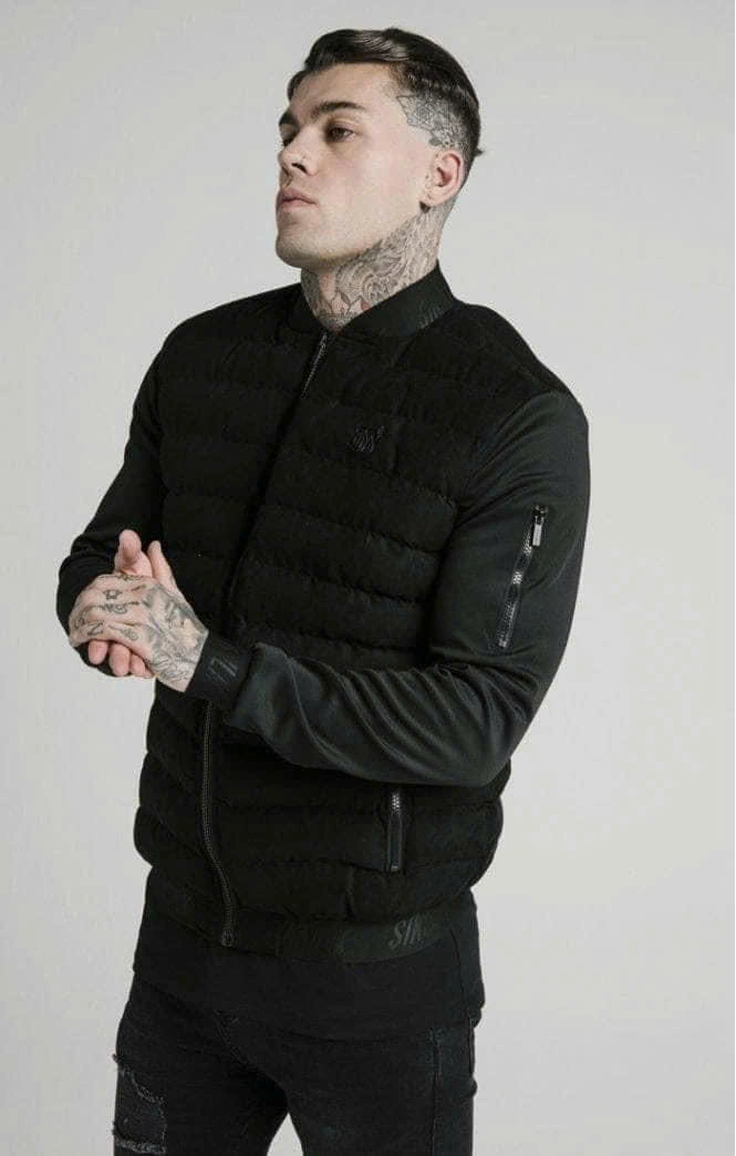 ÁO KHOÁC PHAO PHỐI TAY VẢI SIKSILK - CHÍNH HÃNG