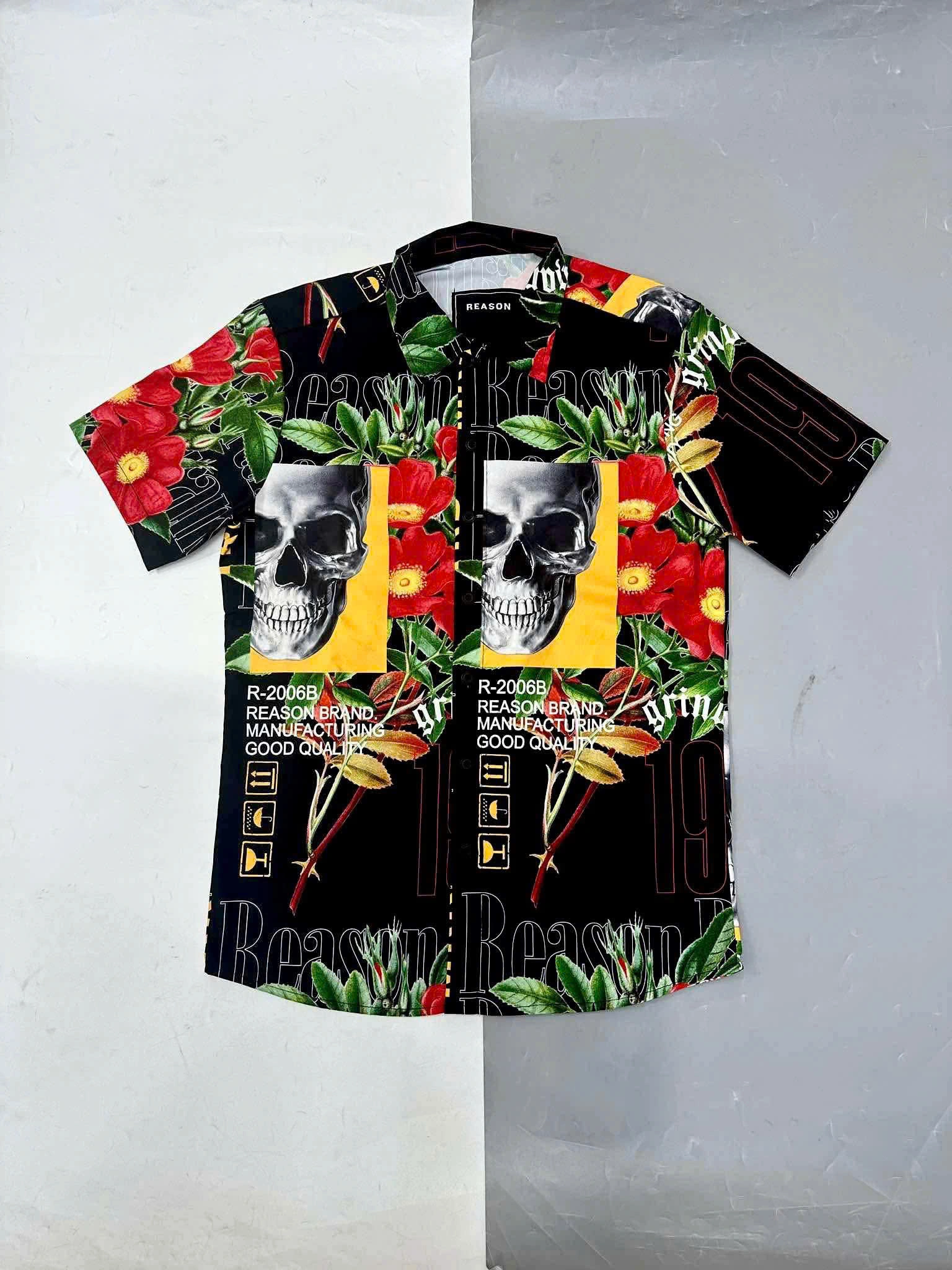 ÁO SƠ MI HOẠ TIẾT REASON - CHÍNH HÃNG