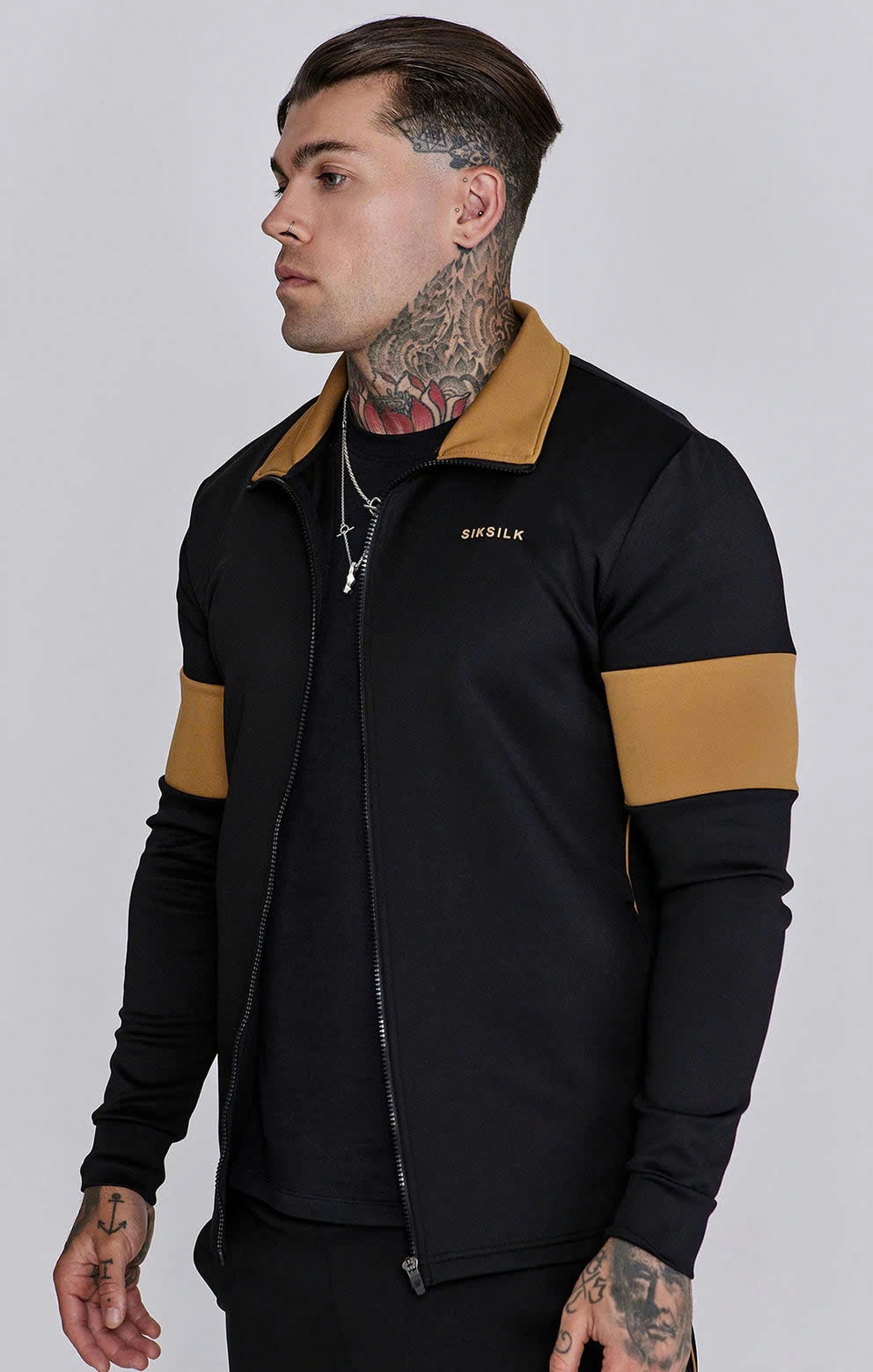 Áo khoác SIKSILK phối viền vàng - CHÍNH HÃNG