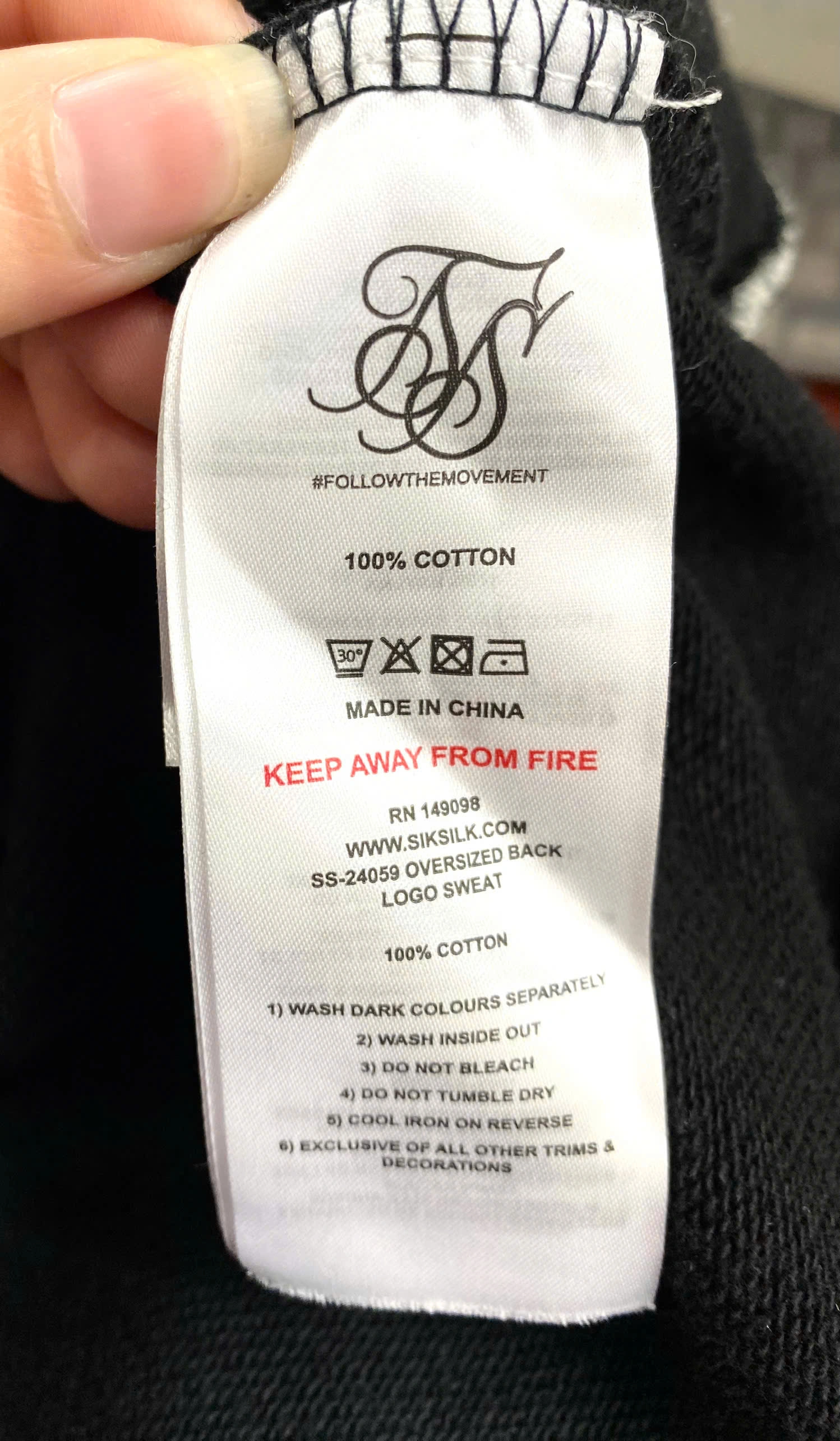 ÁO NỈ SIKSILK CHÍNH HÃNG