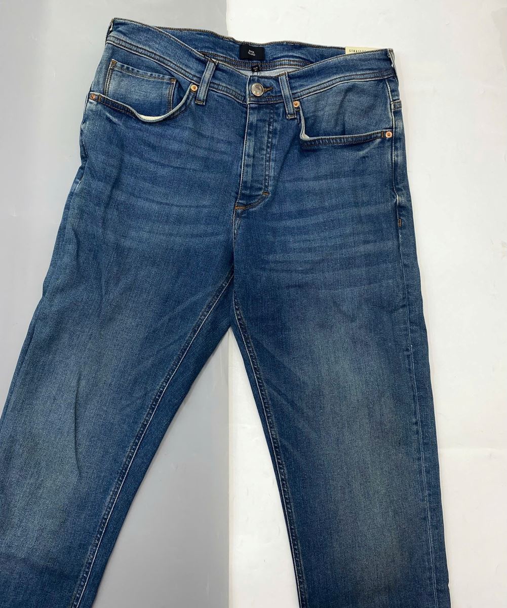 QUẦN JEANS XANH ĐẬM RIVER ISLAND - CHÍNH HÃNG