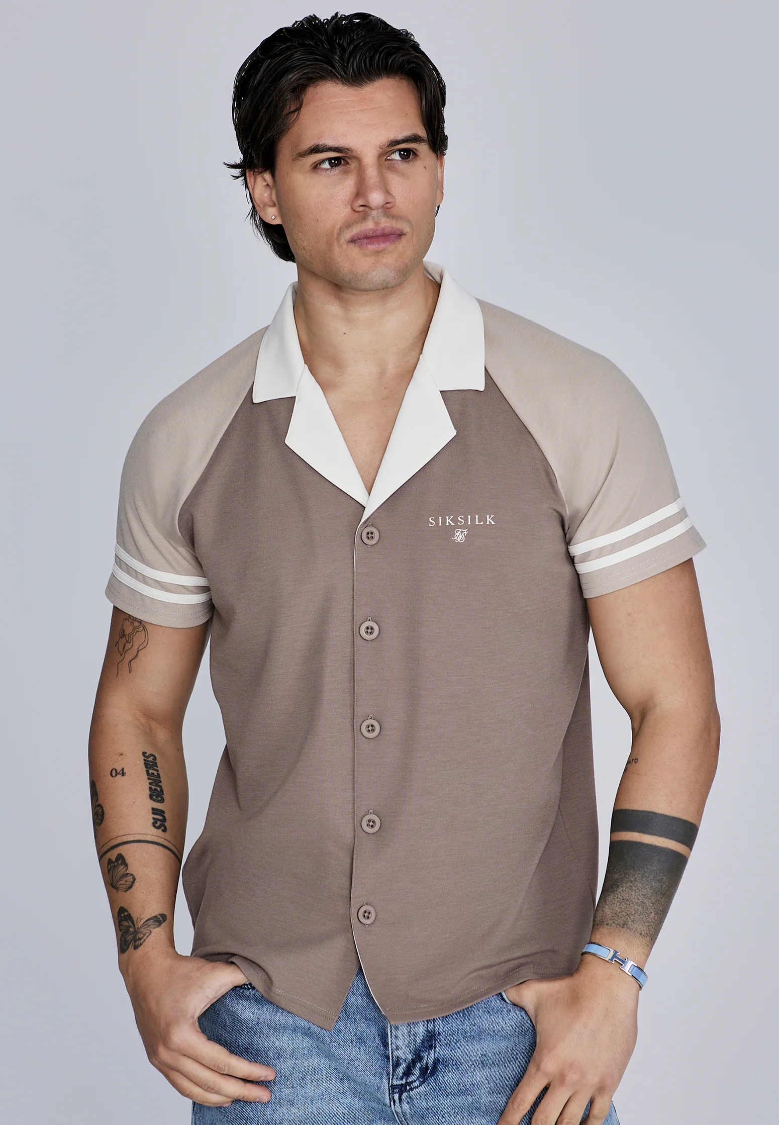 ÁO SƠMI NGẮN TAY SIKSILK - CHÍNH HÃNG