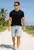 QUẦN SHORT JEAN ME&CITY RÁCH GỐI - CHÍNH HÃNG