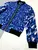ÁO KHOÁC BOMBER HOẠ TIẾT SƠN XANH - CHÍNH HÃNG