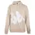 ÁO HOODIE KAPPA KHOÁ KÉO MỘT PHẦN MÀU BE - CHÍNH HÃNG