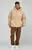 ÁO HOODIE SIKSILK LÔNG BE - CHÍNH HÃNG