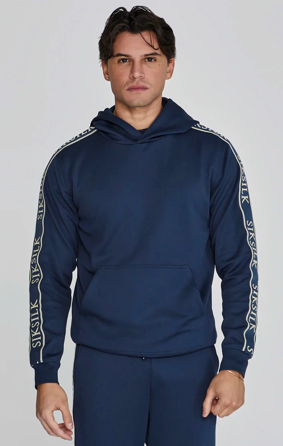 CHÍNH HÃNG - Bộ hoodie SIKSILK xanh navy