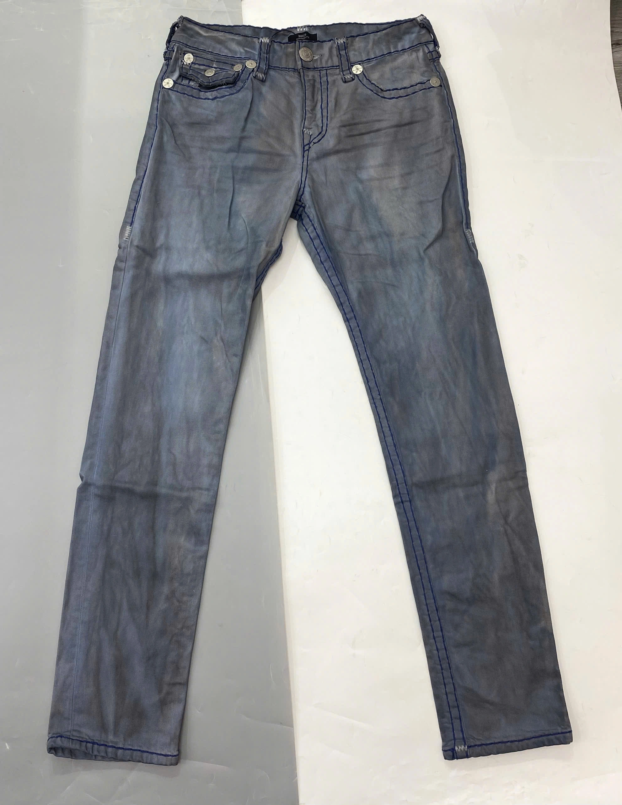 QUẦN JEANS TRUE RELIGION XANH LOANG - CHÍNH HÃNG