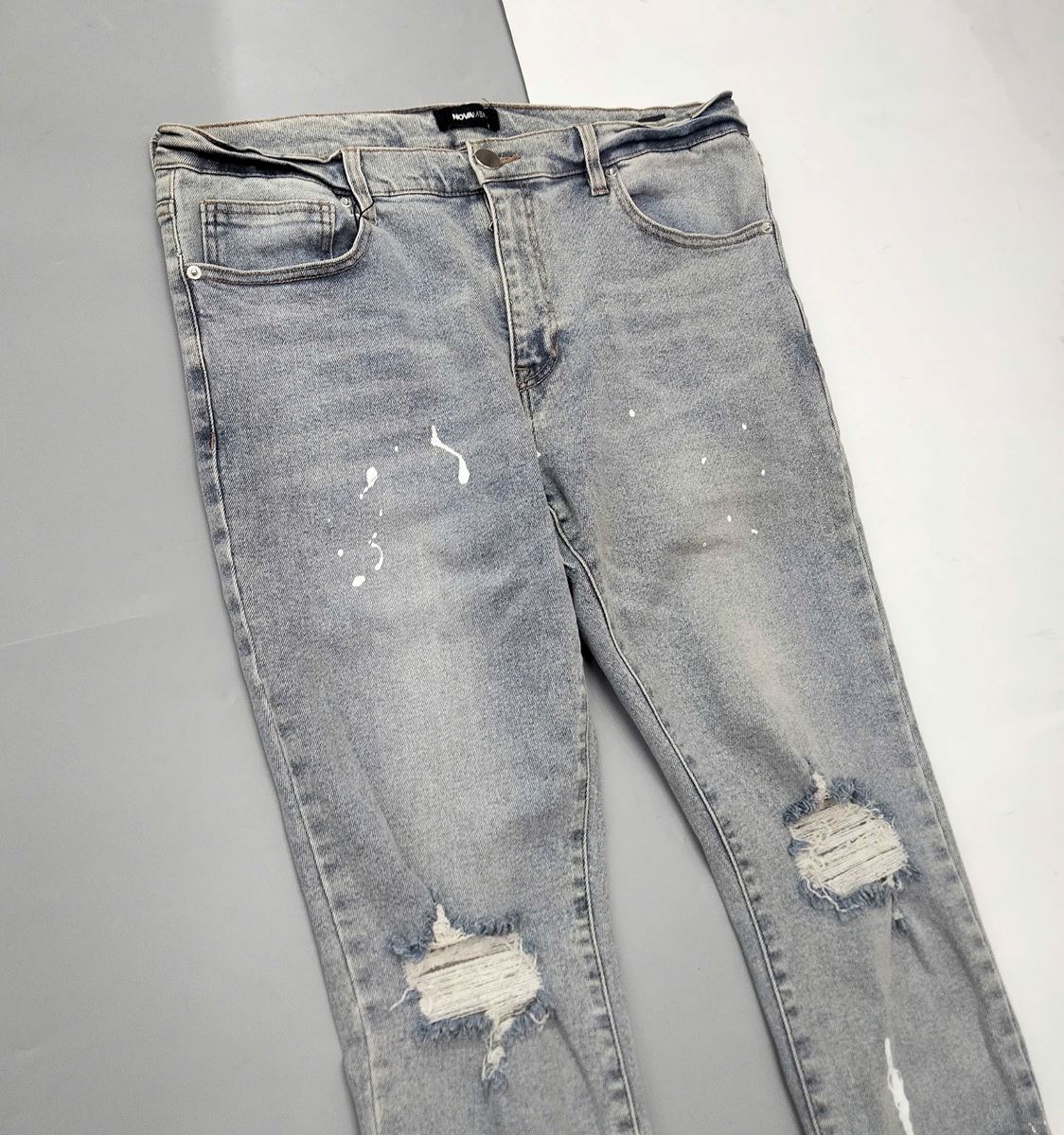 QUẦN JEANS NOVAMEN KHOÁ ỐNG QUẦN - CHÍNH HÃNG