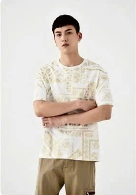 ÁO THUN PALM ANGELS BANDANA - CHÍNH HÃNG