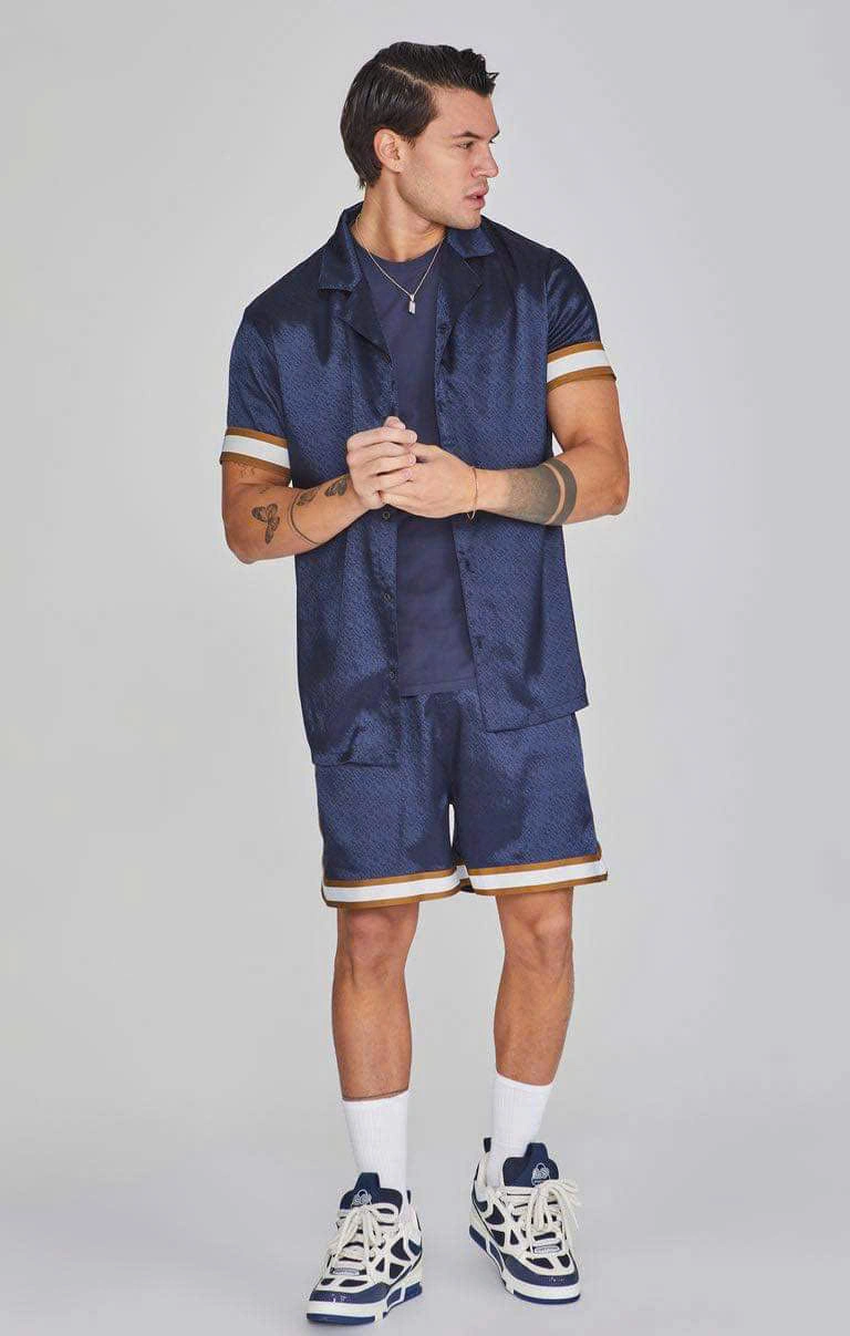 BỘ THỂ THAO SIK SILK HOẠ TIẾT HÃNG CHÌM - CHÍNH HÃNG