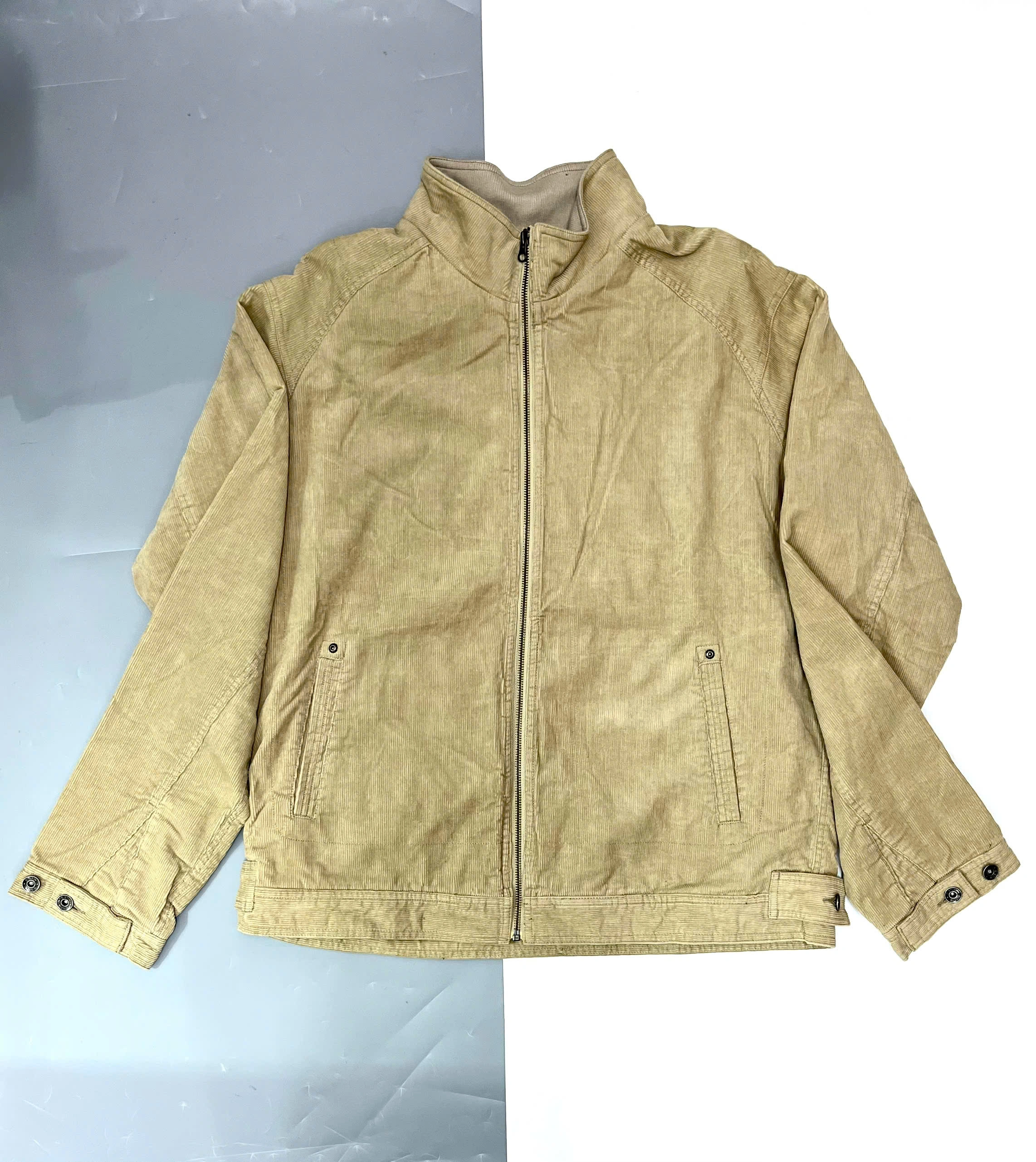 ÁO KHOÁC CỔ CAO OSTIN NÂU - CHÍNH HÃNG