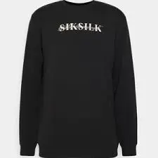 ÁO SWEATER SIKSILK ĐEN - CHÍNH HÃNG