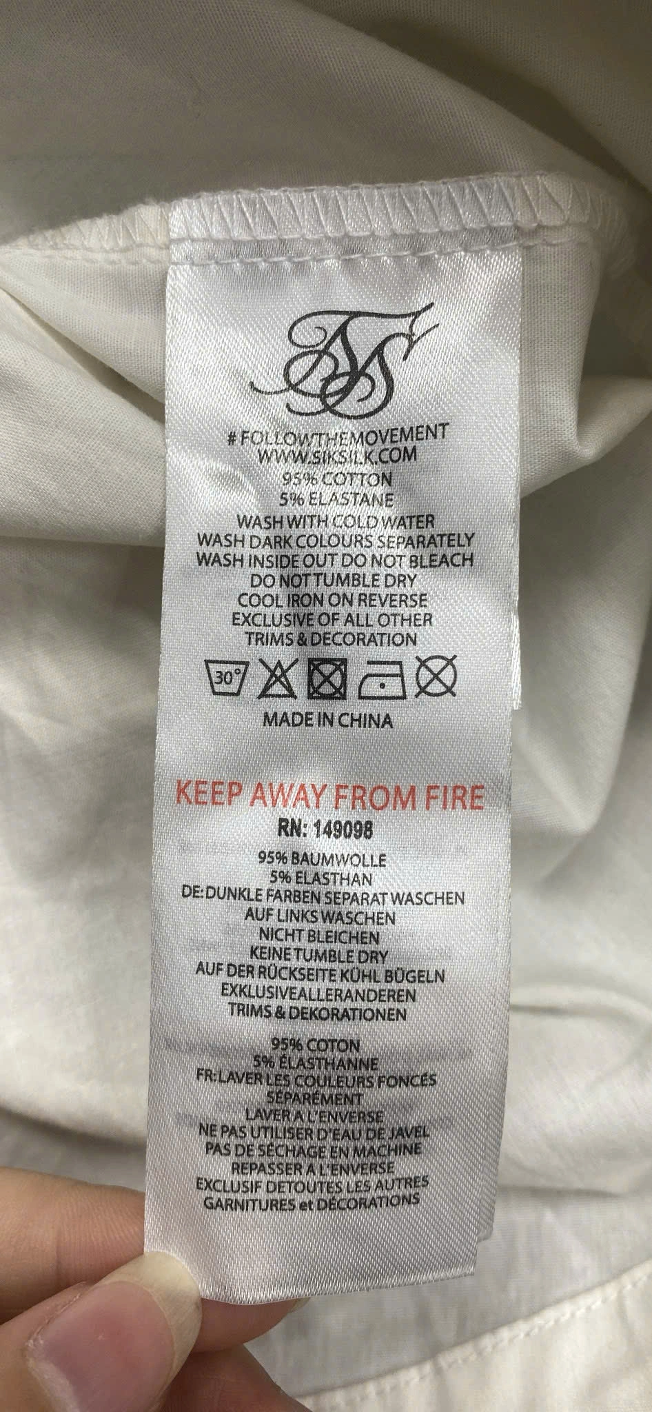 ÁO KHOÁC GIÓ TRẮNG SIKSILK - CHÍNH HÃNG