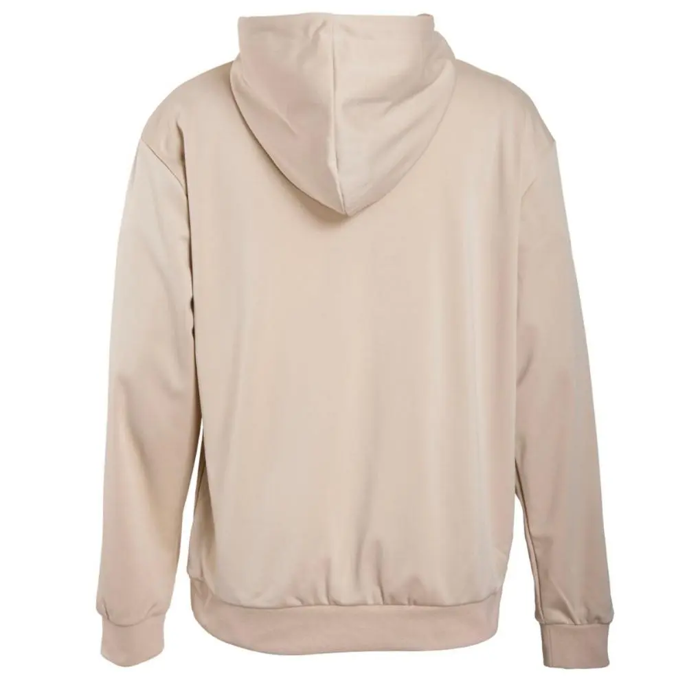 ÁO HOODIE KAPPA KHOÁ KÉO MỘT PHẦN MÀU BE - CHÍNH HÃNG